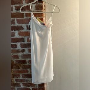 Simple white dress